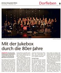 Konzertbericht Jukebox in M&auml;nnedorf 2016